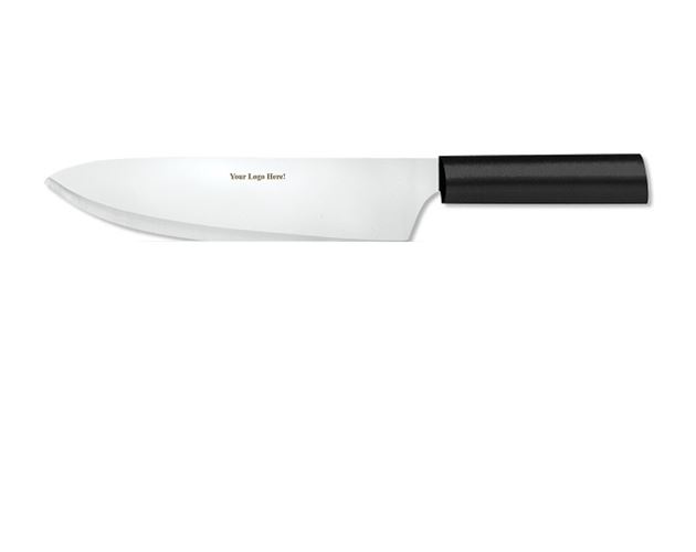 French Chef Knife w/ Black Stainless Steel Resin Handle