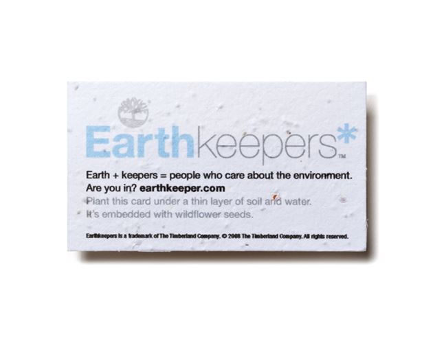 Seed Paper Business Card