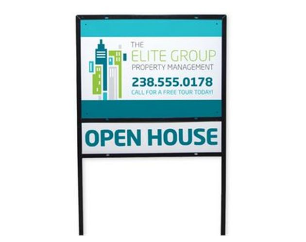 Full Color Aluminum Composite Metal Yard Sign (18"x24")