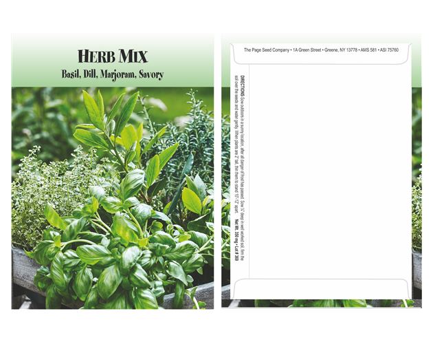 Standard Series Herb Mix Seed Packet