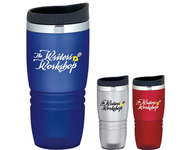 16 Oz. Satin Ridge 2 Tone Tumbler