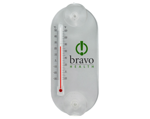 Small - Acrylic Oval Temperature Gauge