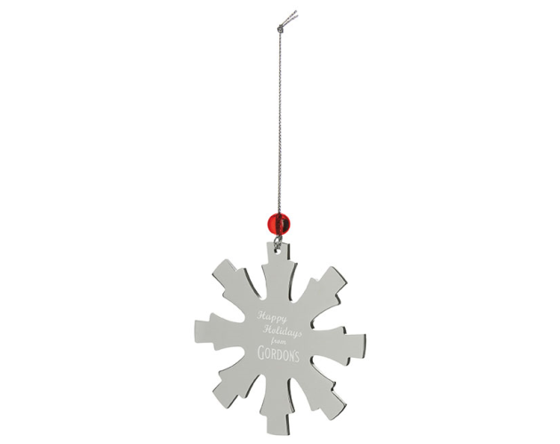 Silver Snowflake Ornament