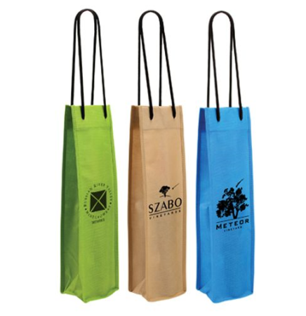 Single Wine Bottle Bag
