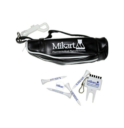 Mini Golf Bag with Tees/Marker & Divot Tool