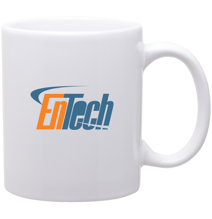 11 Oz. White C-Handle Mug