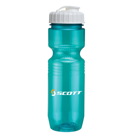 26 Oz Translucent Jogger Bottle w/ Flip Top Lid