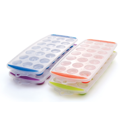 Pop Out Silicone Bottom Ice Cube Tray