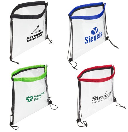 Clear Bag With Drawstring