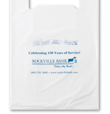 T-Shirt Style Plastic Bag (12"x7"x22")