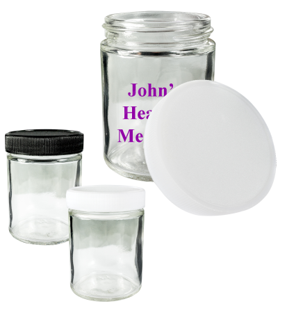 Glass Jar -- 4 ounce