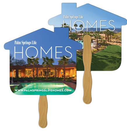 House Hand Fan Full Color (2 Sides)