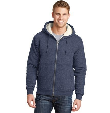 Cornerstone® Heavyweight Sherpa-Lined Hooded Fleece Jacket