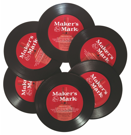 Mini Record Coasters