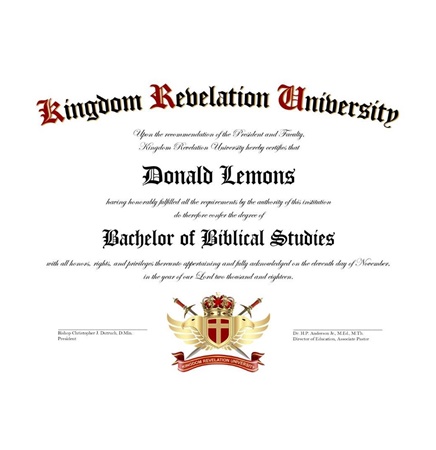 Custom Graduation Diploma - Thermograph Printed - Gold/Silver Foil - Set-Up Fee's Not Included