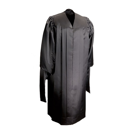 Masters Graduation Gown - Deluxe (Standard) - Dull Shine Fabric