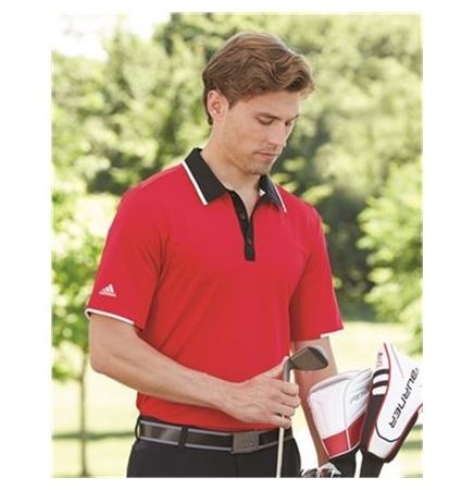 Adidas Golf Climacool Performance Coloblock Sport Shirt