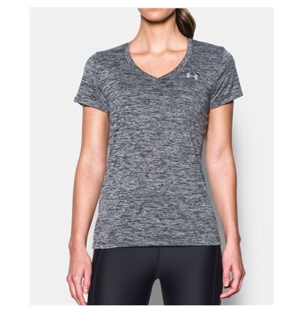 Under Armour® UA Women's Tech™ Short Sleeve V-Neck Twist T-Shirt