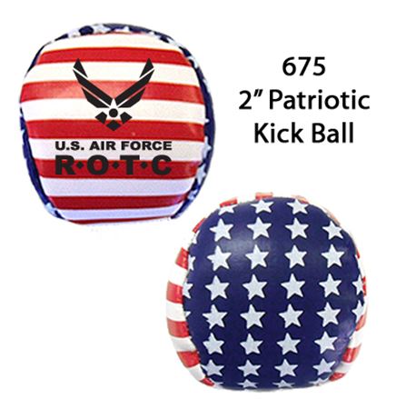 Patriotic Stars & Stripes Soft Squeezable Kick Ball