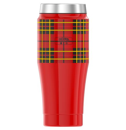 16 Oz. Thermos® Heritage Stainless Steel Travel Tumbler (Red Plaid)