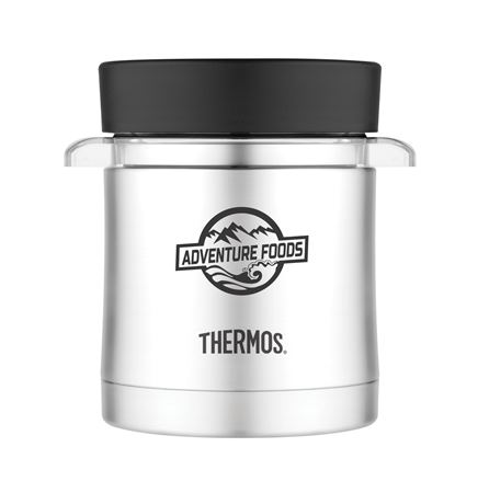 Thermos® Food Jar with Microwavable Container - 12 Oz. Black