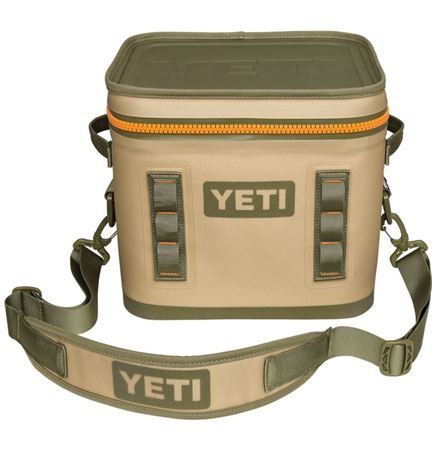 YETI® HOPPER FLIP 12 - Field Tan/Blaze Orange
