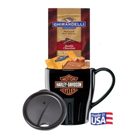 Made in USA Mug with Cocoa & Chocolate (Black)