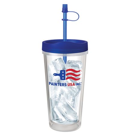16 Oz. Clear Concept Tumbler - Made in the USA
