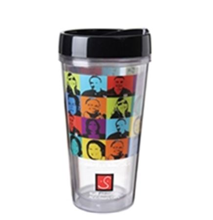 16 Oz. Full-Color on Clear Travel Tumbler - Made in the USA