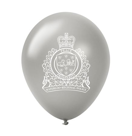 12'' Custom Printed Latex Balloons - Pearl & Metallic Colors