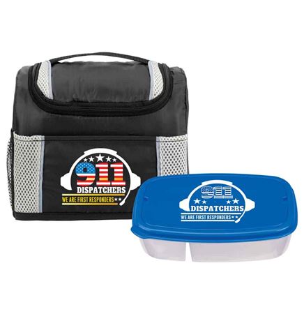 911 Dispatchers: We Are First Responders Bayville Lunch Bag & Food Container Gift Set