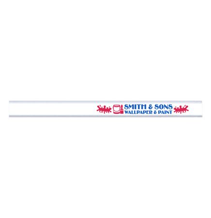 Made In The USA Carpenter 700™ Flat Medium Lead Solid Pencil (White)