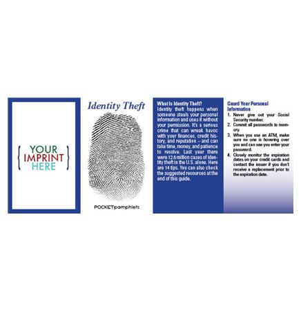 Identity Theft Pocket Pamphlet