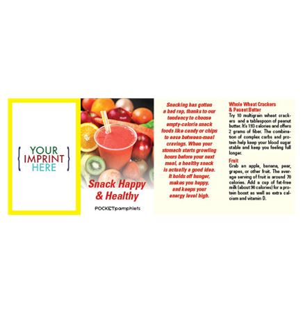 Snack Happy & Healthy Pocket Pamphlet