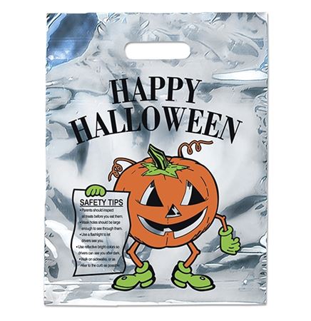 Pumpkin Sliver Reflective Halloween Bag