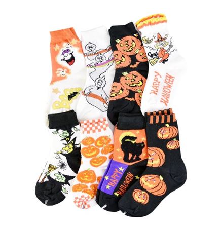 Kid's Wholesale Halloween Computer Socks (S/4-6)