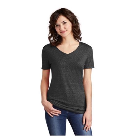 JERZEES® Ladies' Snow Heather Jersey V-Neck T-Shirt
