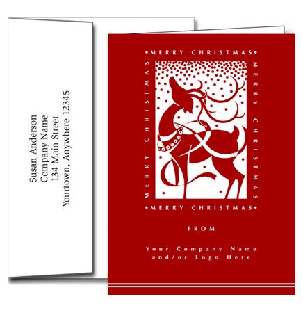 Logo Holiday Greeting Cards w/Imprinted Envelopes (5"x7")