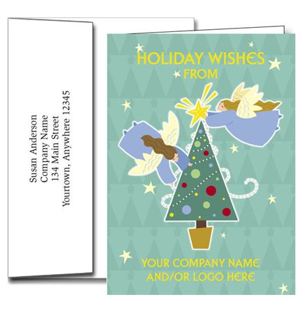 Logo Holiday Greeting Cards w/Imprinted Envelopes (5"x7")