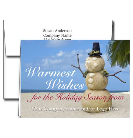 Logo Holiday Greeting Cards w/Imprinted Envelopes (5"x7")