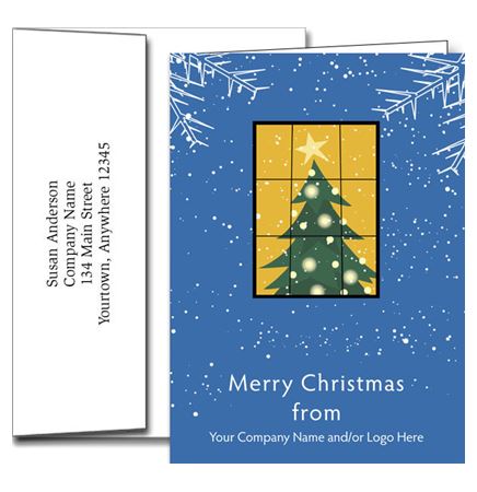 Logo Holiday Greeting Cards w/Imprinted Envelopes (5"x7")