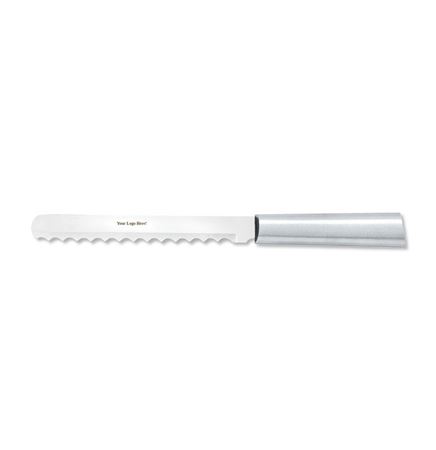 Bagel Knife w/ Silver Aluminum Handle