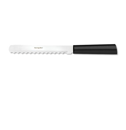 Bagel Knife w/ Black Stainless Steel Resin Handle
