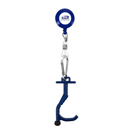 The Kooty Key Anti-Germ Utility Tool with Retractable Badge Holder