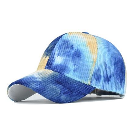 Corduroy Tie-Dye Hip Hop Baseball Cap