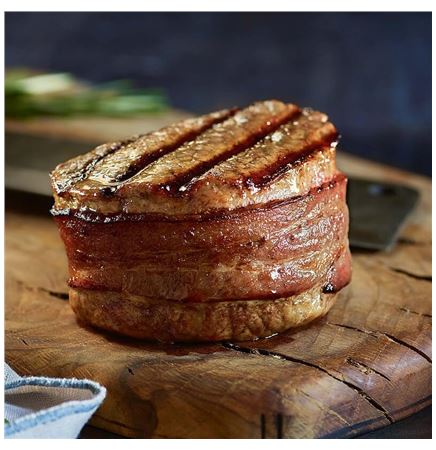 8 (6oz) Super Trimmed™ Filet Mignon with Bacon