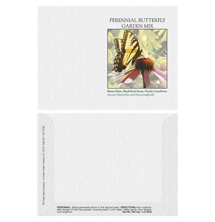 Impression Series Butterfly Mix Flower Seeds - Digital Print/ Front & Back Imprint