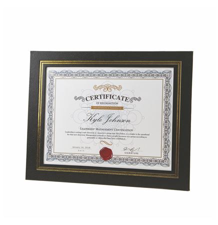 Econfolio Certificate (11"x13")