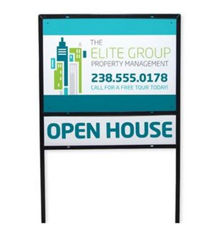 Full Color Aluminum Composite Metal Yard Sign (18"x24")