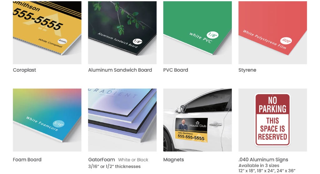 Real Estate and Outdoor Portable Signage